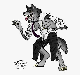 Transparent Wolfman Png - Drawing A Wolf Man , Free Transpar