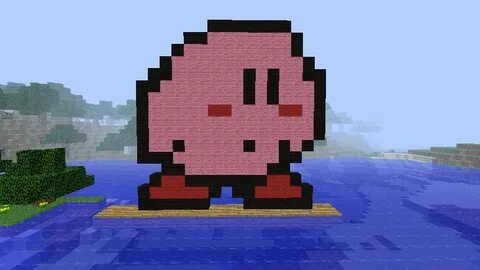 Epic Kirby - Pixel Art Minecraft Map