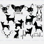 39+ Free Chihuahua Svg Pics Free SVG files Silhouette and Cr