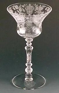 Antique Cambridge Stemware Crystal glassware, Crystal stemwa