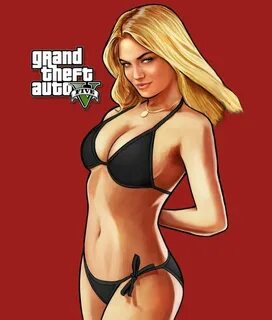 GTA V Pin Girl Bikinis, Celebrity portraits, Gta