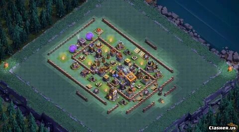 Builder Hall 9 BH9 base +4000 trophy range With Link 7-2019 