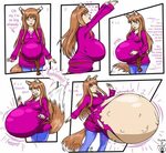 Pregnant Belly Growing Cartoon - pregnantbelly