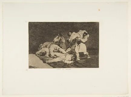 Goya (Francisco de Goya y Lucientes) Plate 21 from 'The Disa