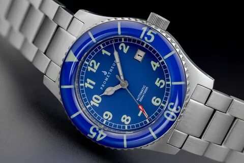 Prometheus Sailfish 300m Automatic Diver Watch Blue Dial Sap