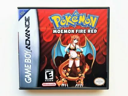 Pokemon Moemon Fire Red Game / Case - GBA Gameboy Advance An