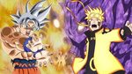 DBZMacky Goku VS Naruto and Sasuke POWER LEVELS Over The Yea