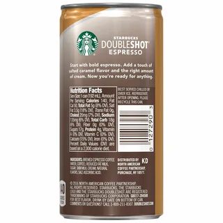 Starbucks Doubleshot Espresso Salted Caramel 12 Count 6.5 fl