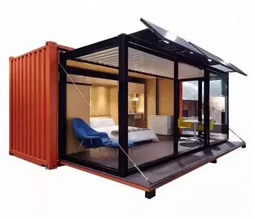Source 20ft prefabricated expandable container house in Chin