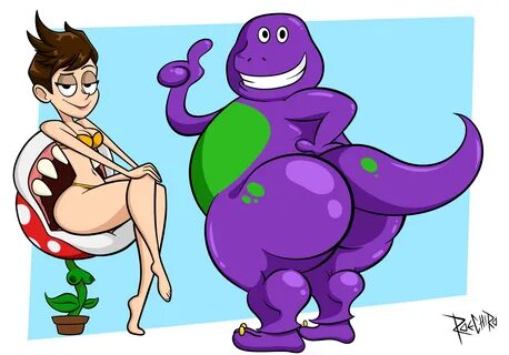 Rule34 - If it exists, there is porn of it / barney, piranha