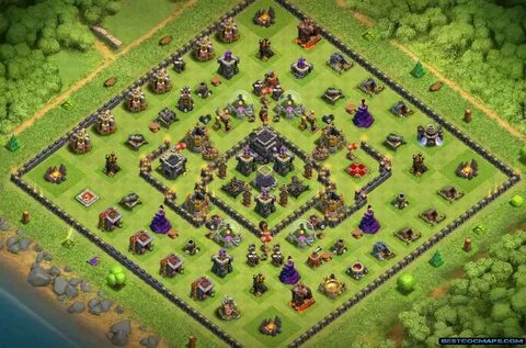 10 Best TH9 Trophy Base Links 2022 (Latest) - Best COC Maps