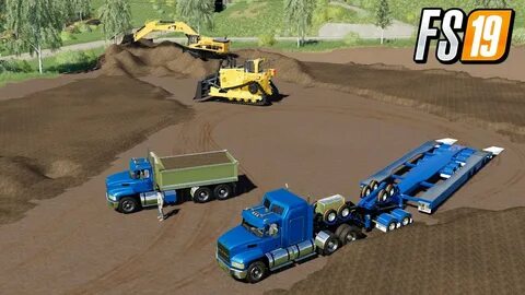 FS19 Exile Extra Wide Low Loader New Mack TP Pioneer Map Far