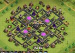 Clash of Clans Bases hybrid for Town hall 9 - ClashTrack.com
