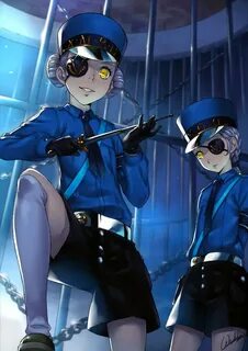 Posting Persona pics daily. Day 276: P5 Justine and Caroline