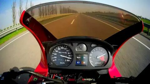 Honda cb500 Top speed - YouTube