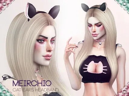 The Sims Resource - Meirchio Cat Ears Headband