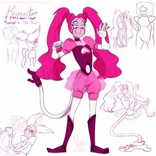 Kunzite - Spinel + Pink Pearl Fusion by NamyGaga on DeviantA
