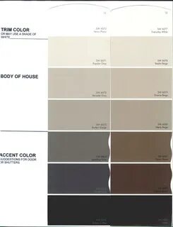The Preserve Architectural Review Board Color Charts