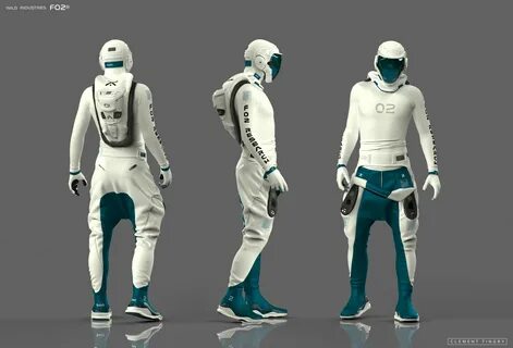 ArtStation - FO2 SpaceSuit SYSTEMS, Clement Tingry Character