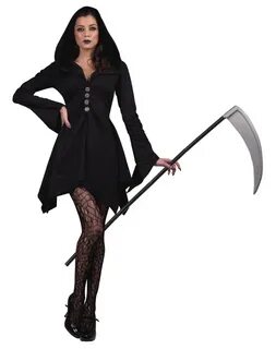 Female Grim Reaper Costume Adult Halloween