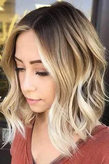 Short Curly Ombre Blonde Bob Hair Wigs For Women Synthetic M