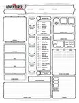 D&D Character Sheet Png - Character sheet pdf for 5e d&d 5 p