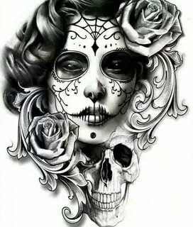 Pin de Даниил Олегович en Skulls ♡ Calaveras mexicanas tatto