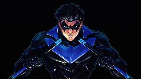 Nightwing Comic Digital Wallpaper, HD Superheroes 4K Wallpap