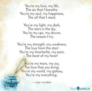 you are the light of my life poem - Wonvo