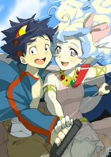 Gurren Lagann - Simon and Nia Gurren lagann, Anime character