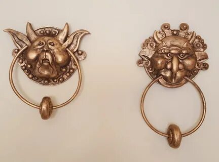 The Labyrinth Inspired Door Knockers Pair Left and Right Ets