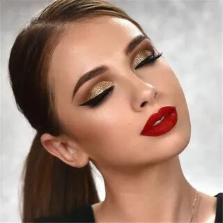 50 Trendy Makeup Looks With Red Lipstick For You - Page 6 of