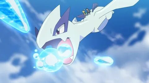 Lugia Gen 2 legendary Pokémon Johto anipoke anime art ash go