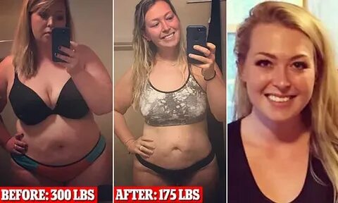 Woman shows off her incredible transformation after losing 1