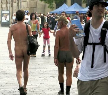 Barcelona, Spain Naked men on Les Rambles Jayne Flickr