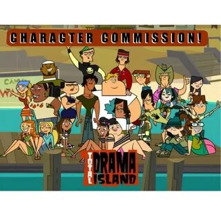 Draw As Total Drama Island Character Commission Etsy