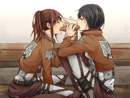 Sasha Braus (Sasha Blouse), Duo, Mikasa Ackerman - Zerochan 