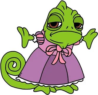 Download Rapunzel Clipart Pascal - Tangled Pascal In Dress P