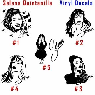 Selena Vinyl Decal Sticker Car Window Art Music Fashion Amer
