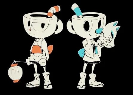 Cuphead and Mugman Epic mickey, Cute backgrounds, Oswald the