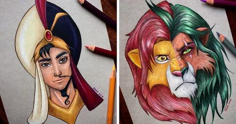 This Artist Merges Disney Heroes With Villains Disney fan ar