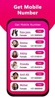 Friend Search Tools - Girls Phone Number for Android - APK D