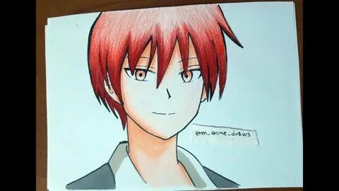 Karma Akabane çizimi - Anime Karakteri Çizimi - YouTube