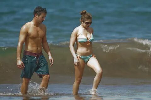 Danielle Fishel Displaying Her Admittedly Tight Body in a Sw