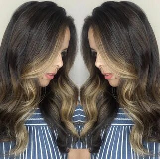 Flawless caramel balayage! And look at that money piece 😍 (B