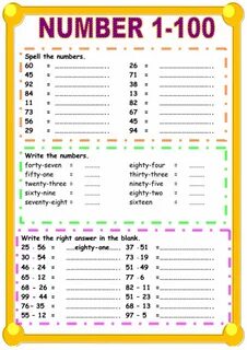 Numbers exercise for secundaria