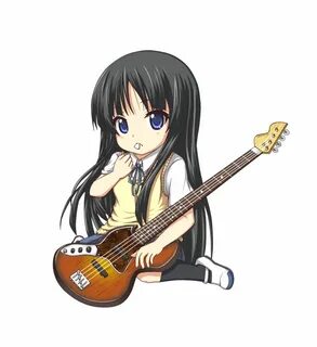 Japanese cartoon two girls guitar