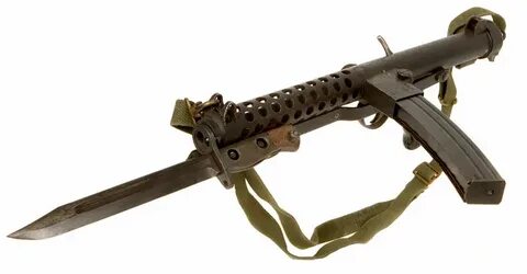 Deactivated Sterling MK4 L2A3 SMG with Bayonet - Modern Deac