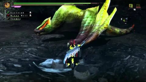 Monster Hunter 3 Ultimate - Green Nargacuga - YouTube