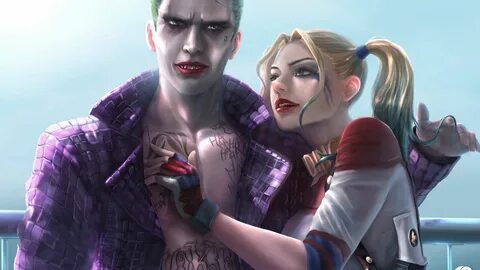 Harley Quinn And Joker Playing Games Wallpapers - Wallpaper 